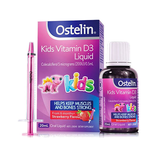 Ostelin Vitamin D3 Liquid Dạng Nước Cho Bé Từ 6 Tháng Tuổi 20 ml