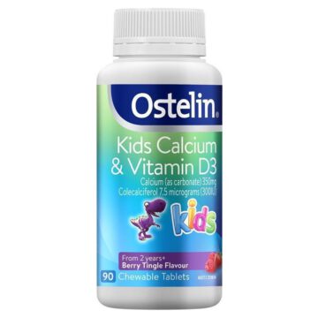 Viên nhai Ostelin Kids Canxi và Vitamin D3 cho bé 90 viên (Úc) - Mom Mom Vn