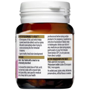 Viên Uống Blackmores I-Folic 150 Viên Bổ Sung I-ốt Folic Cho Bà Bầu - Mom Mom VN